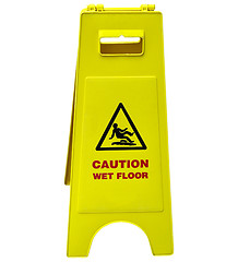 Image showing Wet Floor sign