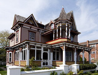 Image showing Colorful Victorian style house