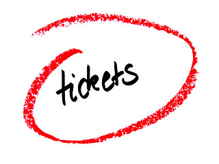 Image showing tickets