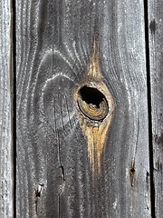 Image showing hole in the fence