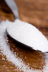 Image showing spoon with sugar 