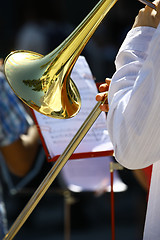 Image showing Trumpet in Orchestra