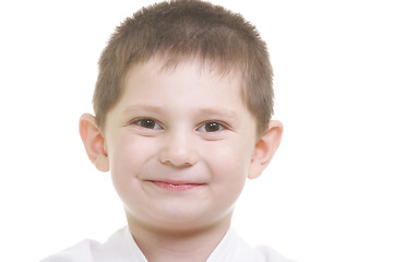 Image showing Cute karate kid