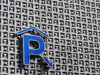 Image showing parking sign