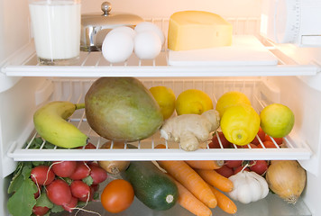 Image showing food refrigerator