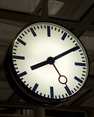 Image showing station clock