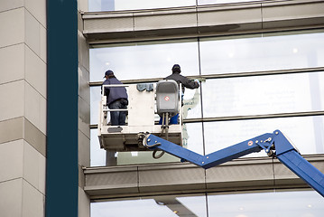 Image showing window washers