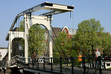 Image showing Drawbridge In Amsterdam