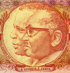 Image showing Jose Eduardo dos Santos and Antonio Agostinho Neto