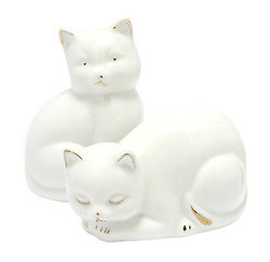 Image showing Kitten figurines