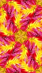 Image showing Dahlia Seamless Tile Background