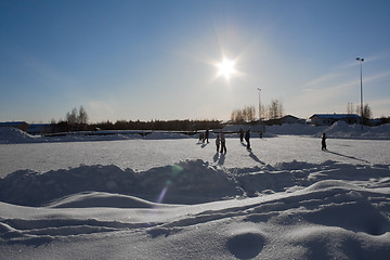 Image showing Ice skating