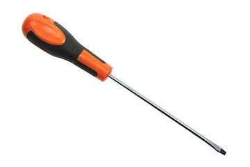 Image showing Orange-black screwdriver. New condition.