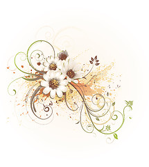 Image showing  Floral Decorative background