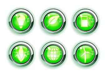 Image showing green ecologe icons