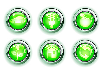 Image showing green ecologe icons