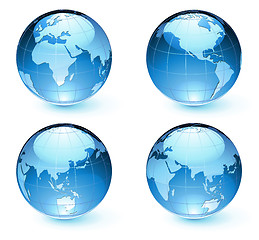 Image showing Earth Globes