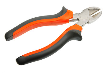 Image showing Orange-black pliers.