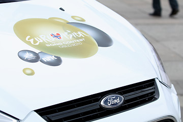 Image showing Eurovision car