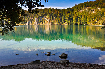 Image showing alpine mountain lake