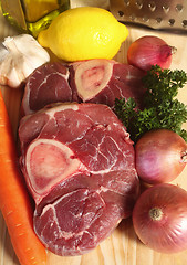 Image showing Ossobuco ingredients