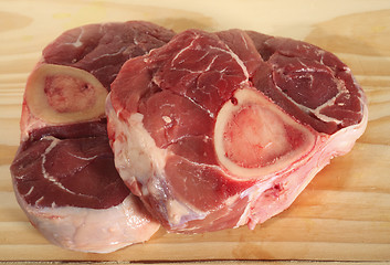 Image showing Two ossobuco steaks