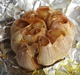 Image showing Roasted garlic