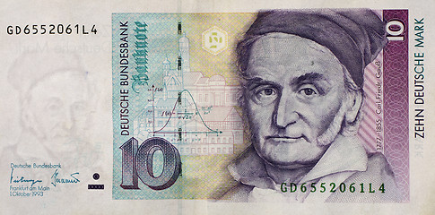 Image showing Demonetised German deutsche marks