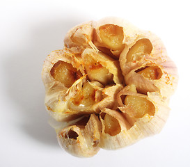 Image showing Roasted garlic with shadow