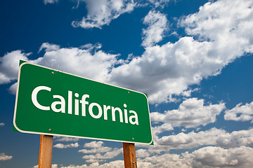 Image showing California Green Road Sign