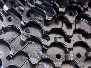 Image showing Bicycle gear abstract