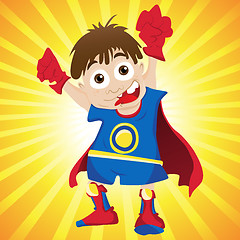 Image showing Super hero Boy.