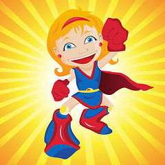 Image showing Super hero Girl.