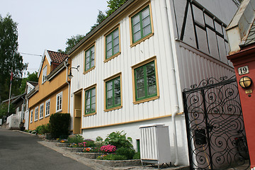 Image showing houses on a hill