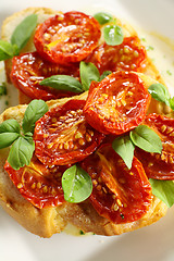 Image showing Roasted Tomato Bruschetta