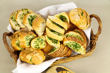 Image showing Homemade Garlic And Herb Bread