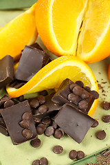 Image showing Orange And Chocolate