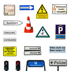 Image showing German signs