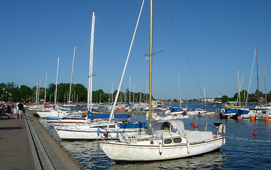 Image showing City quay of Helsinki