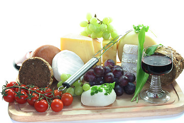 Image showing Cheese Assortment