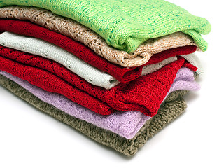 Image showing Stack of clothes