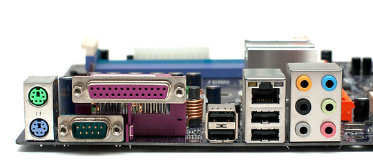 Image showing Mainboard back panel