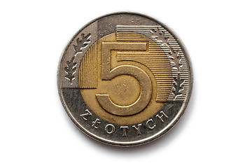 Image showing Polish coin