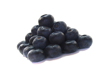 Image showing fresh blueberries