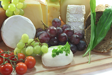 Image showing Cheese Assortment