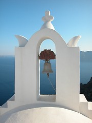 Image showing Bell tower, Santorini, Greece