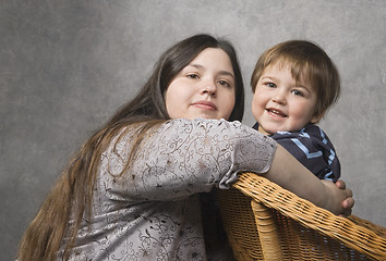 Image showing Mother with her child