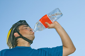 Image showing Thirsty man