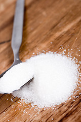 Image showing spoon with sugar