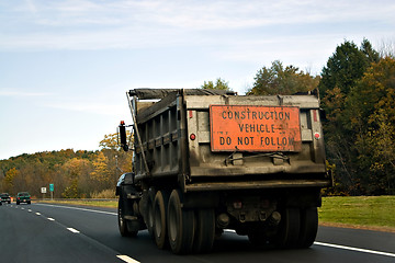 Image showing Construction Dump Truck